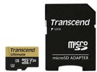 Transcend Ultimate - Flash memory card (microSDXC to SD adapter included)