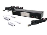 IOGEAR 4-Port HDMI and Mini DisplayPort KVM Kit