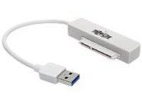 Tripp Lite 6in USB 3.0 SuperSpeed to SATA III Adapter w/UASP/2.5" Hard Drives White