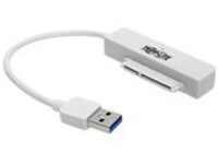 Tripp Lite 6in USB 3.0 SuperSpeed to SATA III Adapter w/UASP/2.5&quot; Hard Drives White