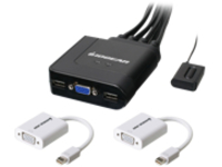 IOGEAR 2-Port VGA and Mini DisplayPort KVM Kit