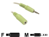 C2G 25ft 3.5mm M/F Stereo Audio Extension Cable (PC-99 Color-Coded)