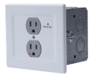 Chief SurgeX 20A Bottom Mounted Surge Eliminator With Remote Control