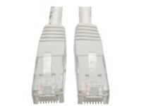 Tripp Lite 10ft Cat6 Gigabit Molded Patch Cable RJ45 M/M 550MHz 24AWG White 10'