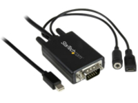 StarTech.com 10 ft / 3m Mini DisplayPort to VGA Adapter Cable with Audio