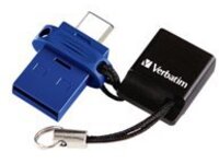 Verbatim Store &#x27;n&#x27; Go Dual USB Flash Drive for USB-C Devices