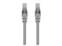 Belkin 1ft CAT6 Ethernet Patch Cable Snagless, RJ45, M/M, Gray