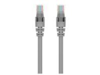 Belkin 10ft CAT5e Ethernet Patch Cable Snagless, RJ45, M/M, Gray