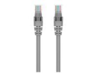 Belkin 5ft CAT6 Ethernet Patch Cable Snagless, RJ45, M/M, Gray