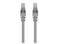 Belkin 3ft CAT5e Ethernet Patch Cable Snagless, RJ45, M/M, Gray