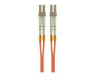 Belkin 7M Fiber Optic Cable; Orange Multimode LC/LC Duplex, 50/125 OM2