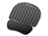 Fellowes Photo Gel Mouse Pad Wrist Rest with Microban