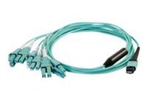 C2G 3m MPO to 6 Duplex LC Fiber Breakout Cable OM4 Riser Rated (OFNR)