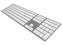 Matias Wireless Aluminum Keyboard