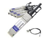 AddOn 1m Cisco Compatible QSFP+ Breakout DAC