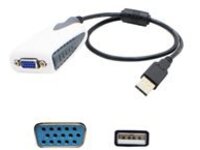 AddOn 5-pack 8in USB 2.0 (A) to VGA Adapter