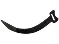 6IN 12PK VELCRO CABLE STRAPS BLACK