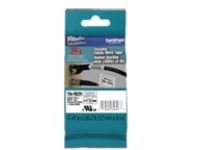 BROTHER MOBILE, 1/2' TZ FLEX TAPE BLACK ON WHITE