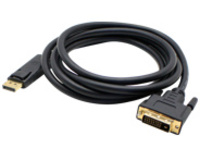 AddOn 5 Pack 8in DisplayPort to DVI-I Adapter Cable