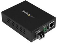 StarTech.com Multimode (MM) LC Fiber Media Converter for 10/100/1000 Network - 550m - Gigabit Ethernet - 850nm - with S…