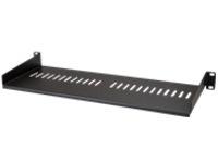 StarTech.com 1U Vented Server Rack Cabinet Shelf, 7in Deep Fixed Cantilever Tray, Rackmount Shelf for 19" AV/Data/Network Equipment Enclosure w/ Cage Nuts & Screws, 44lbs Weight Capacity