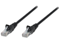 NETWORK CABLE CAT6 CCA 0.25M- BLACK U/UTP SNAGLESS/BOOTED