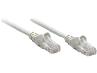 NETWORK CABLE CAT5E CCA 0.25M- GREY U/UTP SNAGLESS/BOOTED