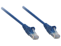 NETWORK CABLE CAT5E CCA 0.25M- BLUE U/UTP SNAGLESS/BOOTED