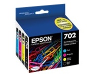 Epson 702 - 4-pack - black, yellow, cyan, magenta