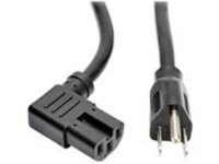 Tripp Lite 8ft Heavy Duty Power Ext Cord 15A 14AWG 5-15P to Right-Angle C15