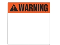Panduit Die cut arc flash warning label