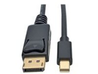 Tripp Lite Mini DisplayPort to DisplayPort 4K @ 60 Hz Adapter Cable (M/M), 4096 x 2160 (4K x 2K), mDP to DP 1.2, Black, 6 ft