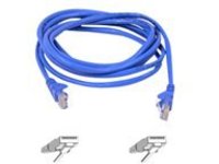 25FT CAT6 BLU UTP RJ45 M/MCABL BAG & LABEL