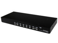 StarTech.com 8 Port VGA KVM Switch - 1U Rack Mount - USB PS/2 KVM Switch with OSD - 1920 x 1440 @60hz - KVM Video Switc…