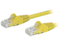 StarTech.com 15ft CAT6 Ethernet Cable, 10 Gigabit Snagless RJ45 650MHz 100W PoE Patch Cord, CAT 6 10GbE UTP Network Cable w/Strain Relief, Yellow, Fluke Tested/Wiring is UL Certified/TIA