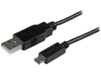 StarTech.com 15cm 6in Mobile Charge Sync USB to Slim Micro USB Cable for Phones &amp; Tablets A to Micro B