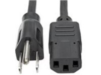 Eaton Tripp Lite Series Desktop Computer AC Power Cable, NEMA 5-15P to C13