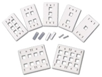 C2G Premise Plus Multimedia Keystone Wall Plate