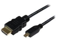 StarTech.com 2m High Speed HDMI Cable with Ethernet HDMI to HDMI Micro