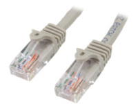 StarTech.com 15m Gray Cat5e / Cat 5 Snagless Patch Cable