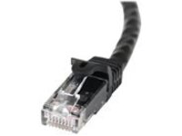 StarTech.com 5m CAT6 Ethernet Cable, 10 Gigabit Snagless RJ45 650MHz 100W PoE Patch Cord, CAT 6 10GbE UTP Network Cable w/Strain Relief, Black, Fluke Tested/Wiring is UL Certified/TIA