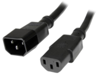 StarTech.com 2 ft Standard Computer Power Cord Extension