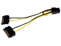 StarTech 6in SATA Power to 6 Pin PCI Express Video Card Power Cable Adapter