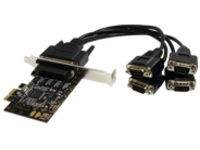 StarTech.com 4 Port PCI Express RS232 Serial Adapter Card