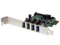 StarTech.com 4-Port PCI Express SuperSpeed USB 3.0 Controller Card with UASP