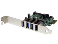 StarTech.com 4-Port PCI Express SuperSpeed USB 3.0 Controller Card with UASP