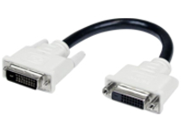 StarTech.com 6in DVI-D Dual Link Digital Port Saver Extension Cable M/F
