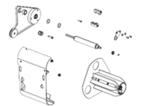 Zebra - Media rewind option kit ( 203 & 300 dpi)