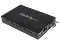StarTech.com 1000 Mbps Gigabit Single-Mode Copper to Fiber Media Converter