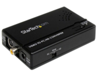 StarTech.com Composite and S-Video to VGA Video Scan Converter - composite to VGA - scan Converter - s-Video to VGA...